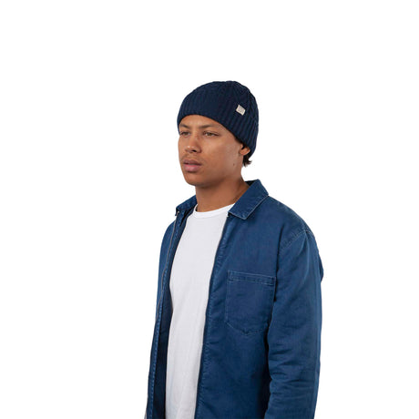 Barts Pacifick Beanie Navy-Dark Heather - 53 Degrees North 