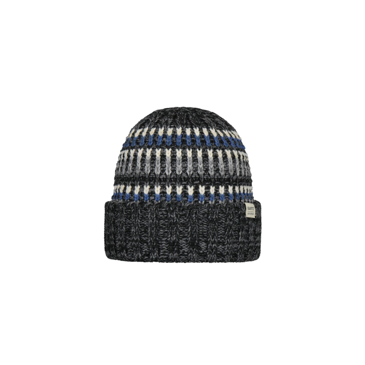 Barts Travvis Beanie Black-Wheat-Navy - 53 Degrees North 