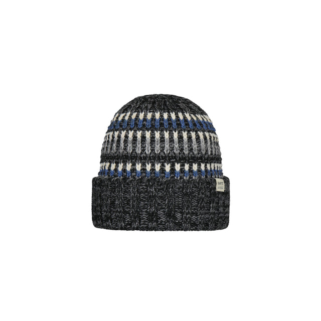 Barts Travvis Beanie Black-Wheat-Navy - 53 Degrees North 