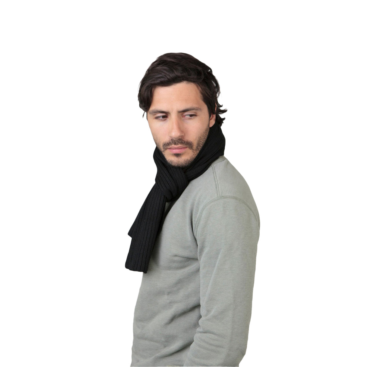 Barts Wilbert Scarf Black - 53 Degrees North 