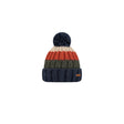 Barts Wilhelm Beanie Charcoal-Yellow-Cedar-Blue-Burgundy - 53 Degrees North 