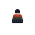 Barts Wilhelm Beanie Charcoal-Yellow-Cedar-Blue-Burgundy - 53 Degrees North 