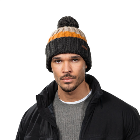 Barts Wilhelm Beanie Charcoal - 53 Degrees North