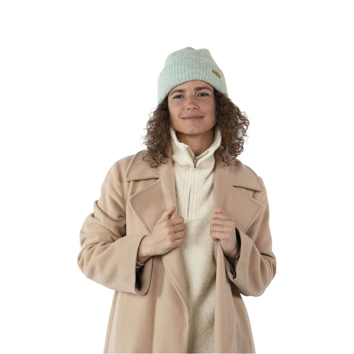 Barts Witzia Beanie Sky-Sage-Light Brown-Heather Grey-Black - 53 Degrees North 