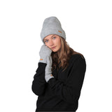 Barts Witzia Beanie Sky-Sage-Light Brown-Heather Grey-Black - 53 Degrees North 