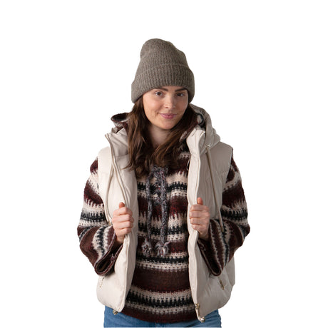 Barts Witzia Beanie Sky-Sage-Light Brown-Heather Grey-Black - 53 Degrees North 