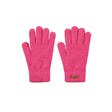 Barts Witzia Gloves Heather Grey-Light Brown-Hot Pink - 53 Degrees North 