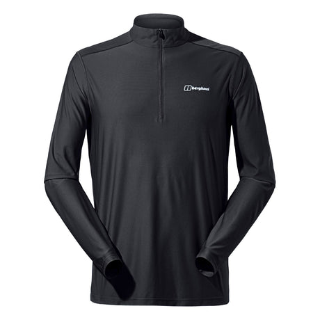 Berghaus Men's 24/7 Tech Tee Half Zip Jet Black / Small-Jet Black / Medium-Jet Black / Large-Jet Black / X-Large-Jet Black / XX-Large - 53 Degrees North 