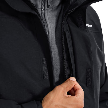 Berghaus Men's Hillwalker 2.0 Gemini Highloft 3 in 1 GORE-TEX Jacket Black / Small - 53 Degrees North