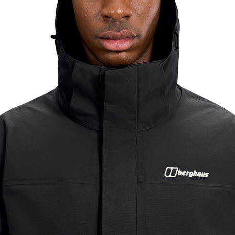 Berghaus Men's Hillwalker 2.0 InterActive GORE-TEX Jacket Black/Black / Small-Black/Black / Medium-Black/Black / Large-Black/Black / X-Large-Black/Black / XX-Large - 53 Degrees North 