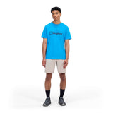 Berghaus Men's Mountain Checklist Short Sleeve Tee Grey / Small-Grey / Medium-Grey / Large-Grey / X-Large-Grey / XX-Large - 53 Degrees North 