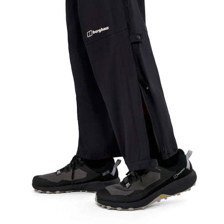 Berghaus Men's Pacsmart 2.5L Waterproof Trousers Jet Black / Small / Short - 53 Degrees North
