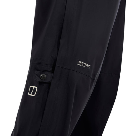 Berghaus Men's Pacsmart 2.5L Waterproof Trousers Jet Black / Small / Short - 53 Degrees North
