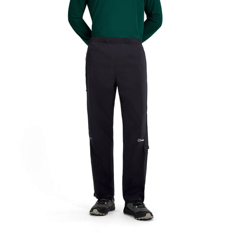 Berghaus Men's Pacsmart 2.5LWaterproof Trousers Jet Black / Small / Regular-Jet Black / Medium / Regular-Jet Black / Large / Regular-Jet Black / X-Large / Regular-Jet Black / XX-Large / Regular - 53 Degrees North 