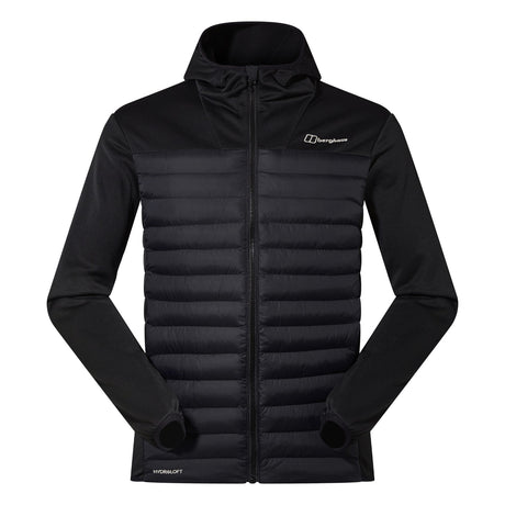 Berghaus Men's Vaskye Hooded Hybrid Jacket Black/Black / Small-Black/Black / Medium-Black/Black / Large-Black/Black / X-Large-Black/Black / XX-Large - 53 Degrees North 