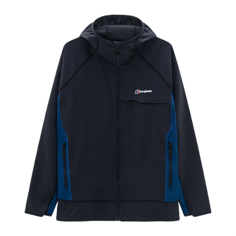 Berghaus Men's Wavertree Hooded Jacket Jet Black / Small-Jet Black / Medium-Jet Black / Large-Jet Black / X-Large - 53 Degrees North 