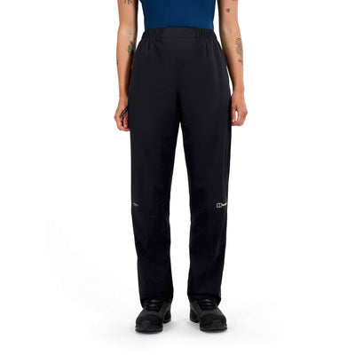 Berghaus Women's Pacsmart 2.5L Waterproof Trousers Jet Black / X-Small / Short-Jet Black / X-Small / Regular-Jet Black / Small / Short-Jet Black / Small / Regular-Jet Black / Medium / Short - 53 Degrees North 