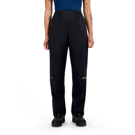 Berghaus Women's Pacsmart 2.5L Waterproof Trousers Jet Black / X-Small / Regular-Jet Black / Small / Regular-Jet Black / Medium / Regular-Jet Black / Large / Regular-Jet Black / X-Large / Regular - 53 Degrees North 