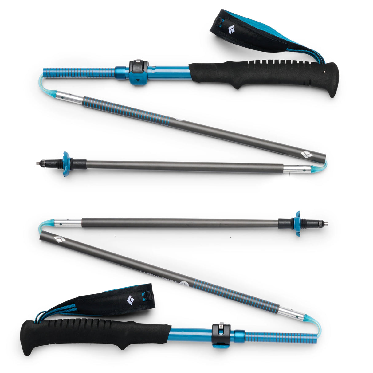 Black Diamond Distance Carbon FLZ Walking Poles Desert Sky / 110 cm - 53 Degrees North