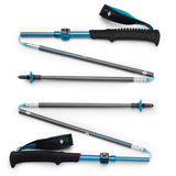 Black Diamond Distance Carbon FLZ Walking Poles Desert Sky / 110 cm - 53 Degrees North