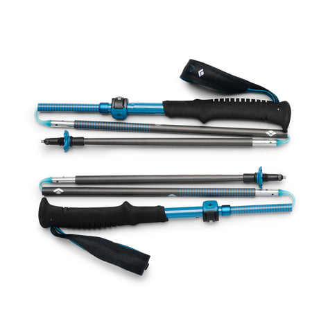 Black Diamond Distance Carbon FLZ Walking Poles Desert Sky / 110 cm - 53 Degrees North