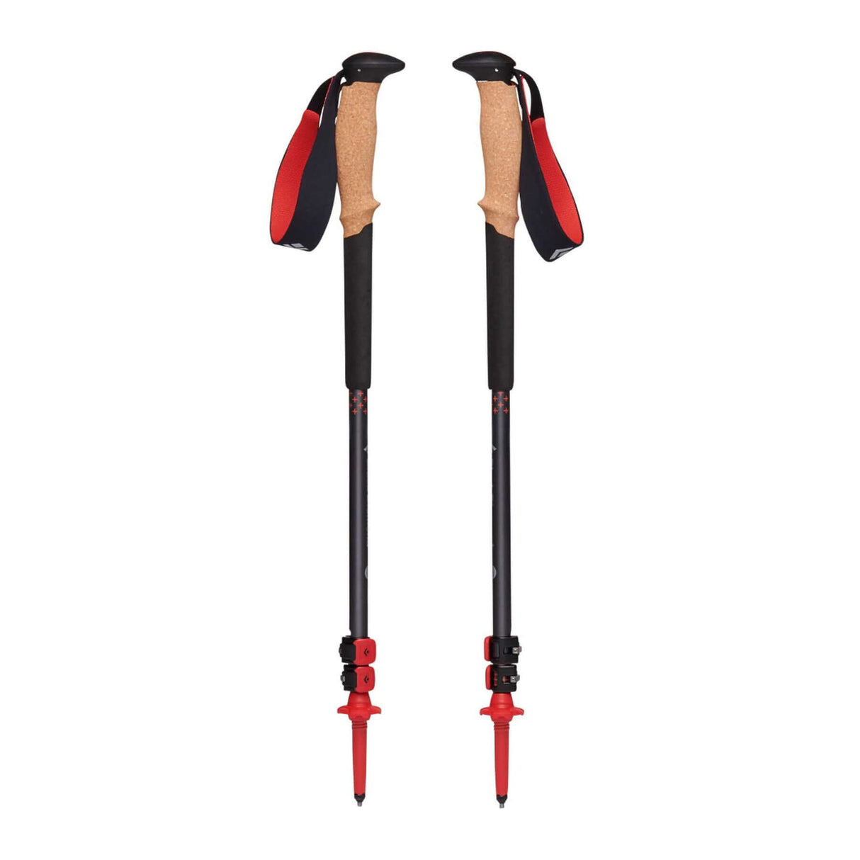 Black Diamond Pursuit Trekking Poles Charcoal/Octane / Small/Medium-Charcoal/Octane / Medium/Large - 53 Degrees North 