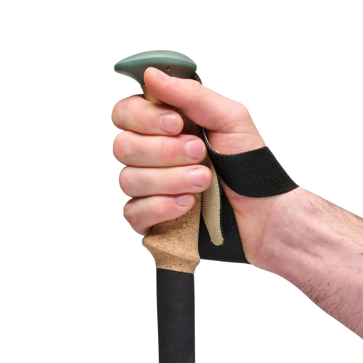 Black Diamond Trail Cork Trekking Poles Laurel Green - 53 Degrees North 