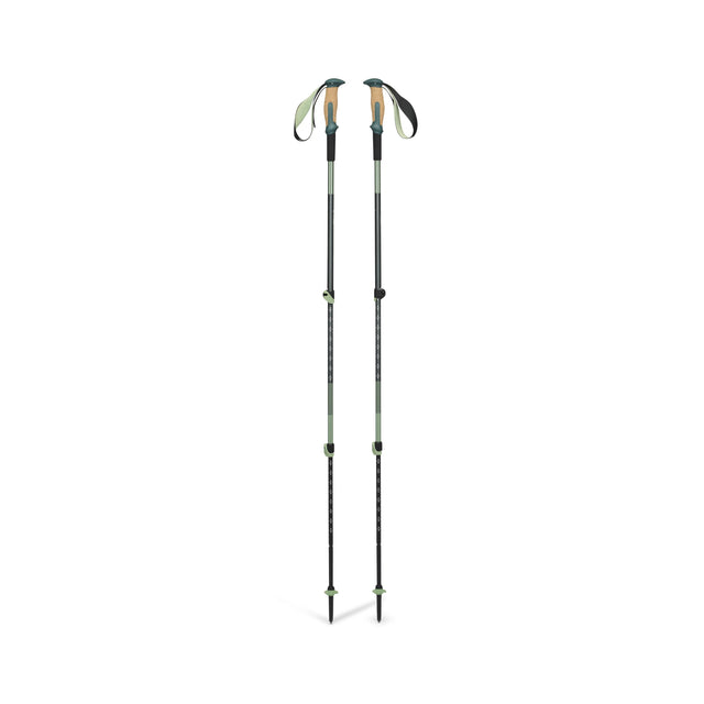 Black Diamond Trail Vista Shock Walking Poles Deep Woods - 53 Degrees North