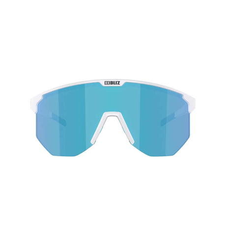 Bliz Hero Small Sunglasses Matt White / Brown Blue multi - 53 Degrees North 