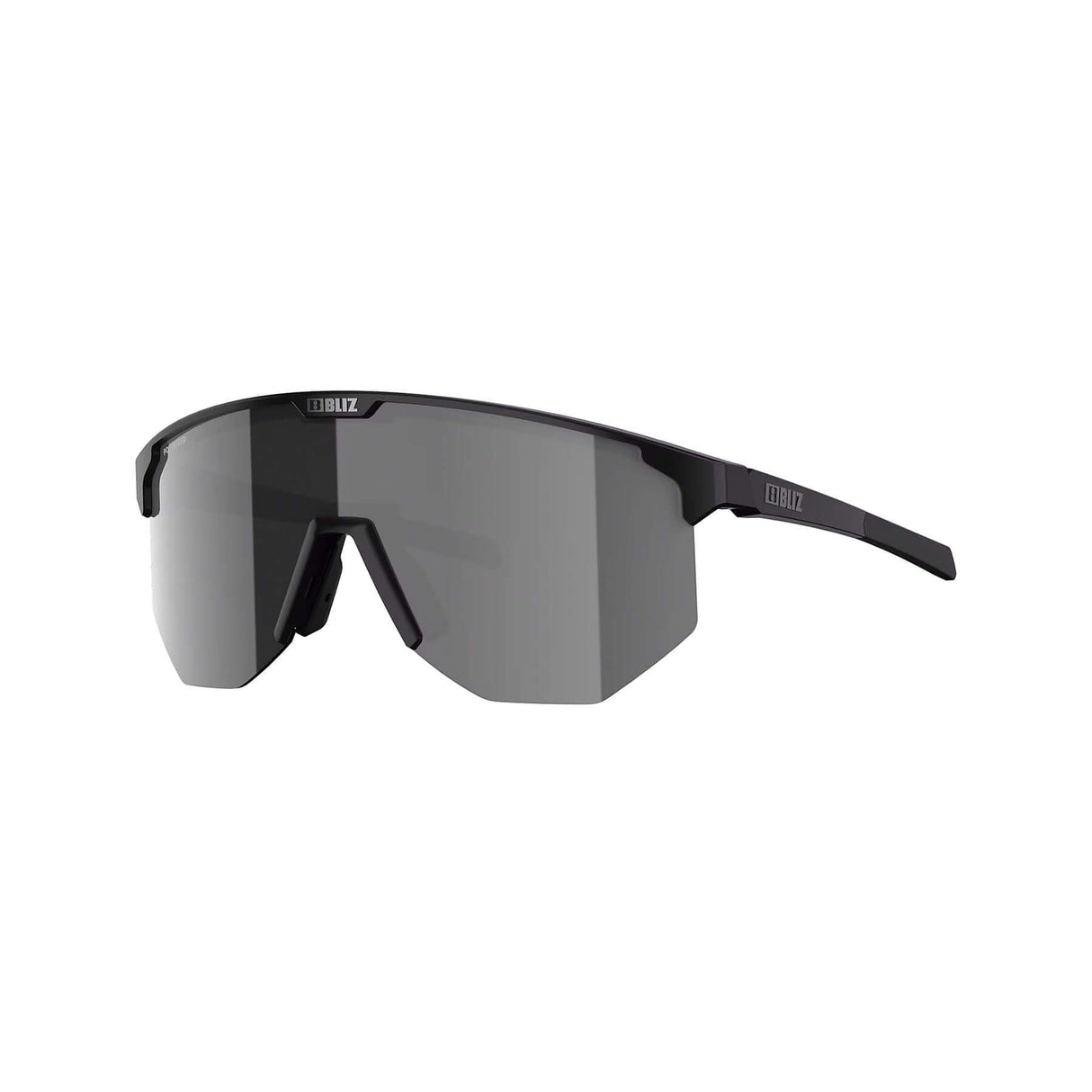 Bliz Hero Sunglasses Matte Black / Smoke Silver Mirror - 53 Degrees North 