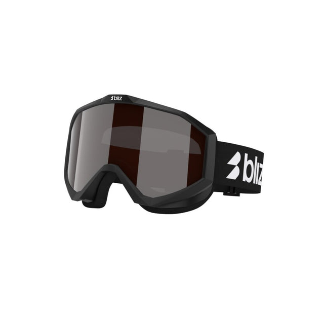 Bliz Liner Ski Goggles Black/White Logo / Orange/Silver Mirror - 53 Degrees North 