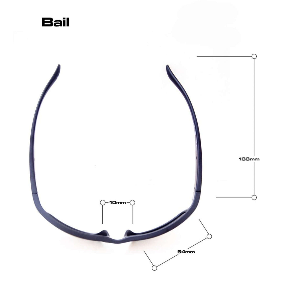 Bloc Bail Polarised Grey Sunglasses Matt Black - 53 Degrees North