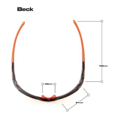 Bloc Beck Red Mirror Sunglasses Matt Black - 53 Degrees North 