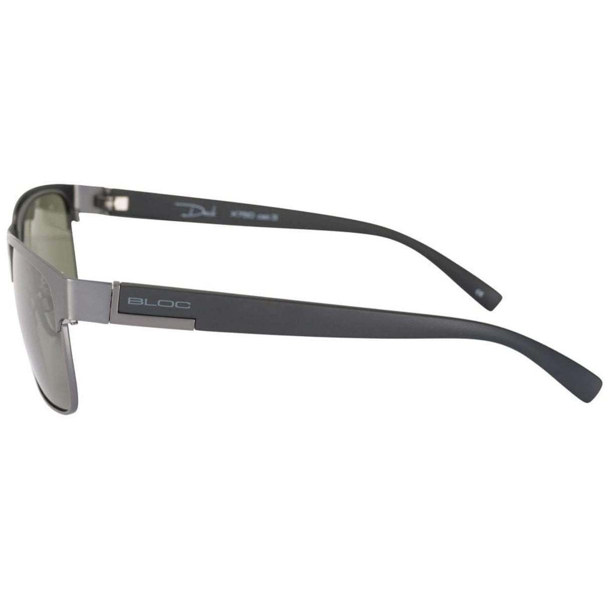 Bloc Deck Green Sunglasses Matt Gun Matt Black Temple - 53 Degrees North 