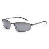 Bloc Square Polarised Grey Sunglasses Gun - 53 Degrees North 