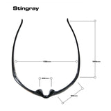 Bloc Stingray XR Polarised Grey Sunglasses Shiny Black - 53 Degrees North 