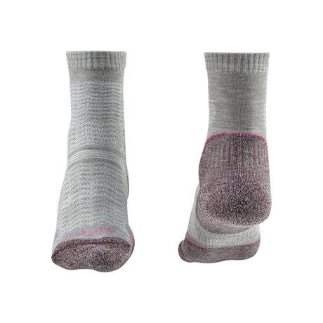 Bridgedale Women's Ultra Light Merino Performance 3/4 Cew Socks Aubergine / Small-Aubergine / Medium-Aubergine / Large - 53 Degrees North 