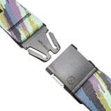 Arcade Brushstroke Slim Belt Coral / One Size-Mint / One Size #- 53 Degrees North 