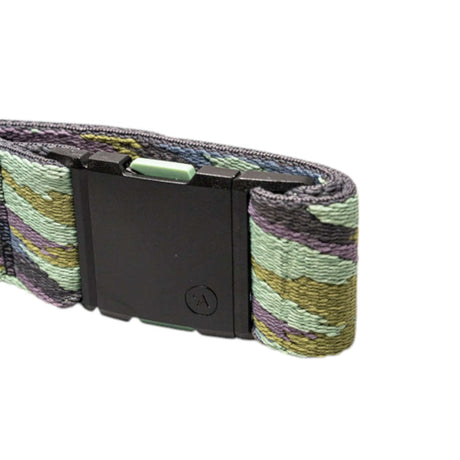 Arcade Brushstroke Slim Belt Coral / One Size-Mint / One Size #- 53 Degrees North 