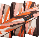 Arcade Brushstroke Slim Belt Coral / One Size-Mint / One Size #- 53 Degrees North 