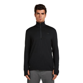 Icebreaker Men's 300 Original Long Sleeve Half Zip Fleece Black / Small-Black / Medium-Black / Large-Black / X-Large #- 53 Degrees North 