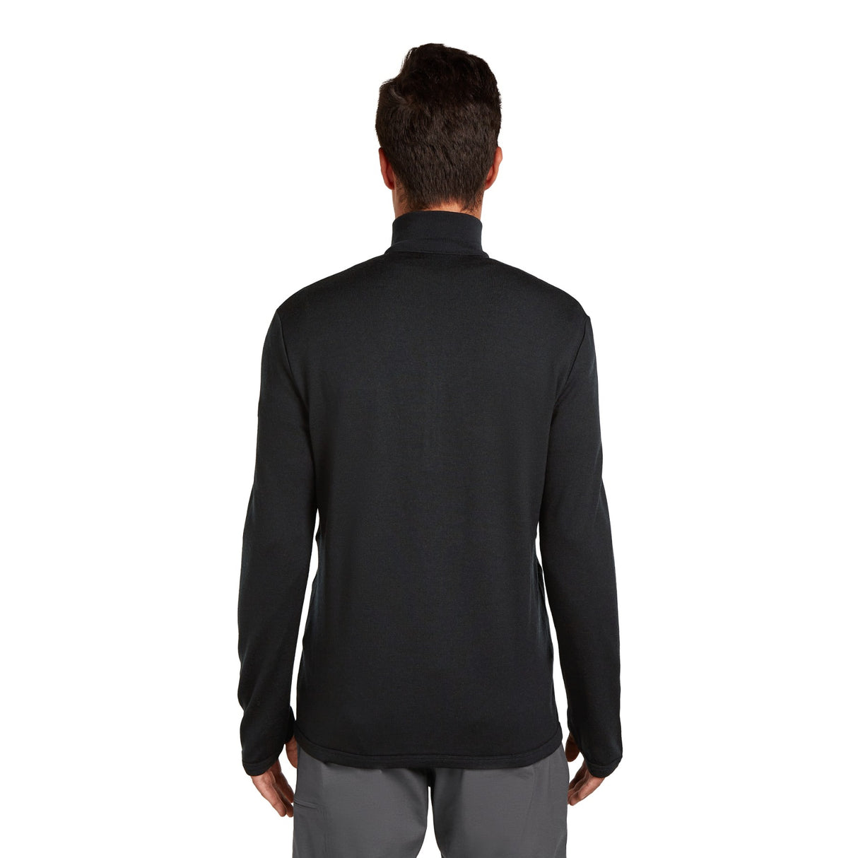 Icebreaker Men's 300 Original Long Sleeve Half Zip Fleece Black / Small-Black / Medium-Black / Large-Black / X-Large #- 53 Degrees North 