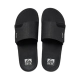 Reef Men's Fanning Slide Flip Flops Black/Silver / 8-Black/Silver / 9-Black/Silver / 10-Black/Silver / 11-Black/Silver / 12 #- 53 Degrees North 