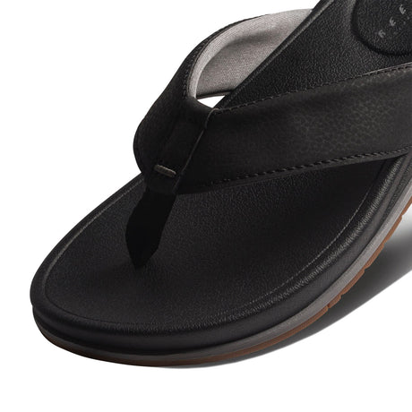 Reef Men's Cushion Bronzer Flip Flops Black/Gum / 8-Black/Gum / 9-Black/Gum / 10-Black/Gum / 11-Black/Gum / 12 #- 53 Degrees North 