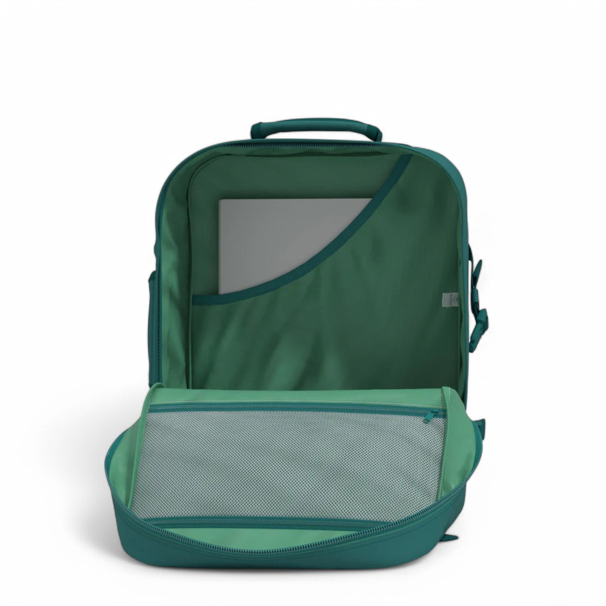 Cabin Zero Classic Cabin Backpack 44L Meadow Green-Lovestruck Pink-Infinity Blue-Sunny Day-Absolute Black #- 53 Degrees North 