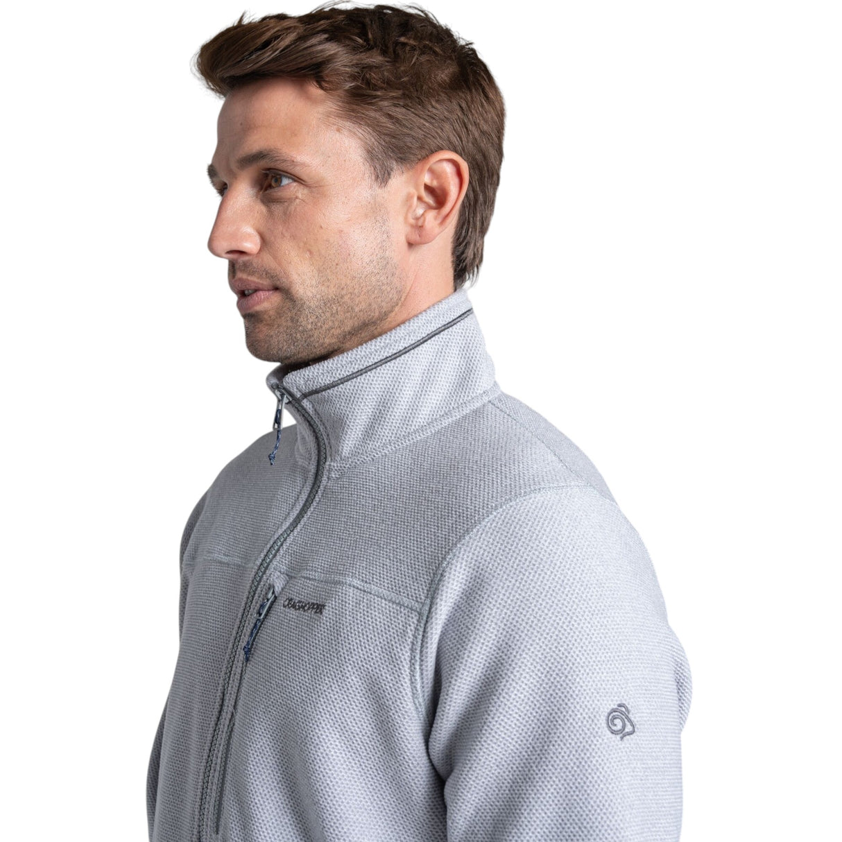 Craghoppers Men's Souther Fleece Jacket Cloud Grey / Small-Cloud Grey / Medium-Cloud Grey / Large-Cloud Grey / X-Large-Cloud Grey / XX-Large #- 53 Degrees North 