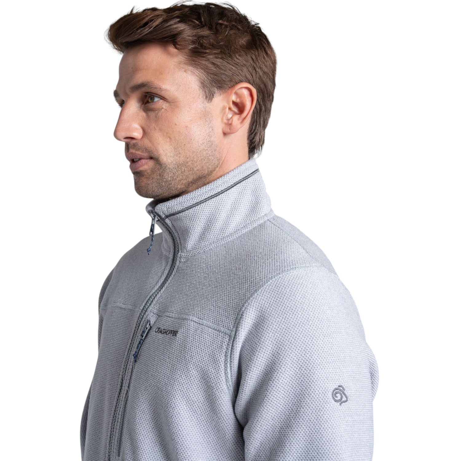 Craghoppers Men's Souther Fleece Jacket Cloud Grey / Small-Cloud Grey / Medium-Cloud Grey / Large-Cloud Grey / X-Large-Cloud Grey / XX-Large #- 53 Degrees North 