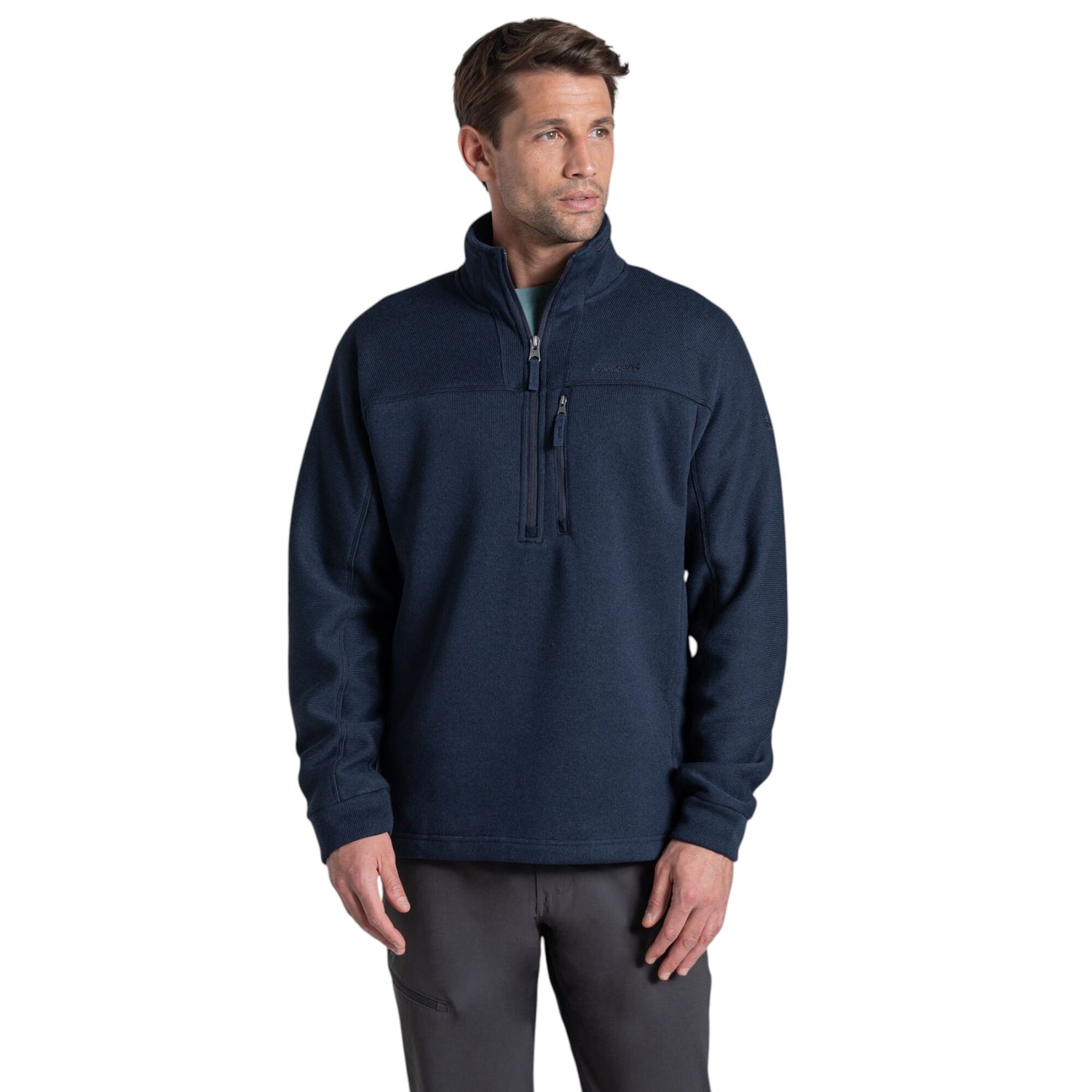 Craghoppers Men's Torney Half Zip Fleece Red Jasper / Small-Red Jasper / Medium-Red Jasper / Large-Red Jasper / X-Large-Red Jasper / XX-Large #- 53 Degrees North 