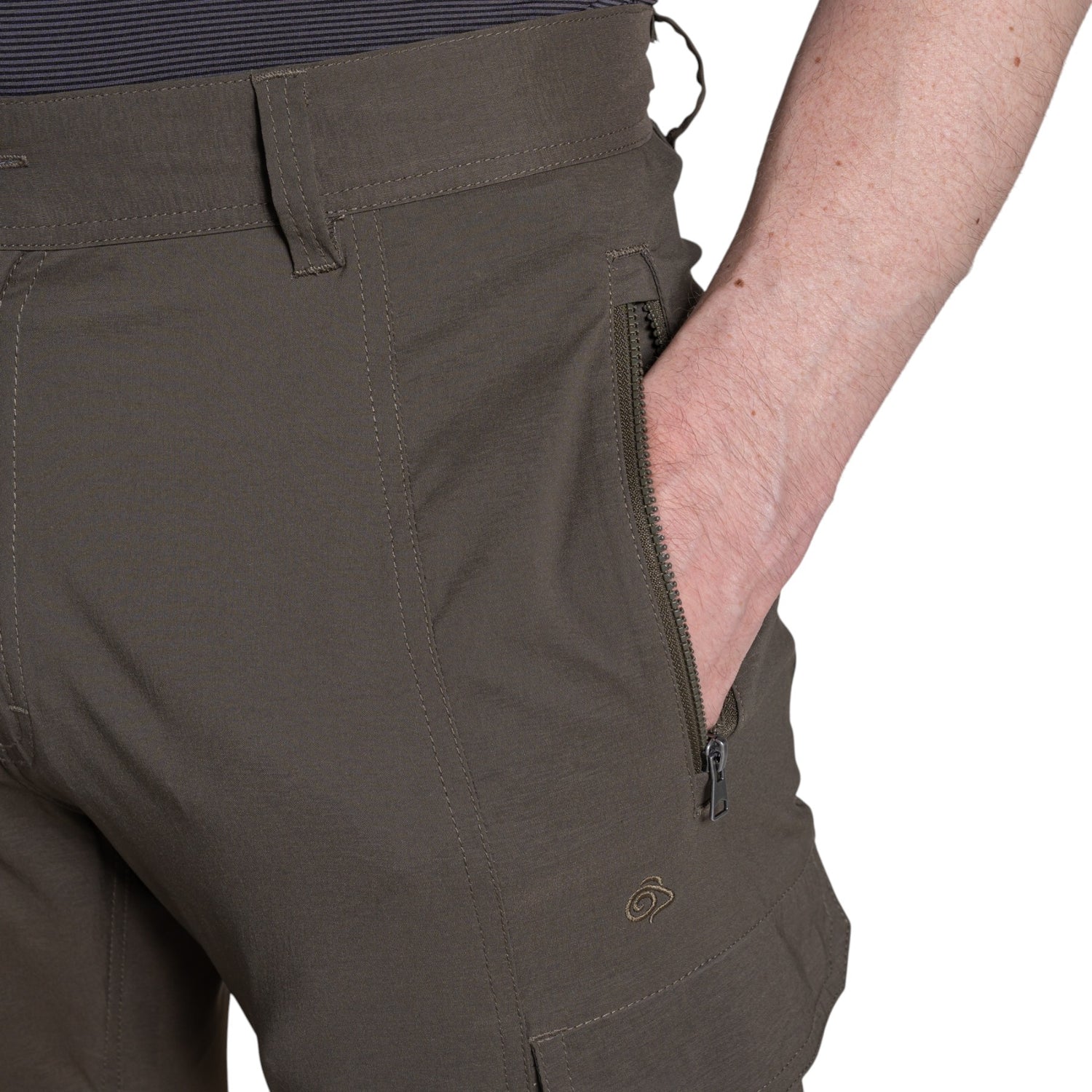 Craghoppers Men's Kiwi Pro Cargo Trousers Woodland Green / Small / Regular-Woodland Green / Medium / Regular-Woodland Green / Large / Regular-Woodland Green / X-Large / Regular-Woodland Green / XX-Large / Regular #- 53 Degrees North 