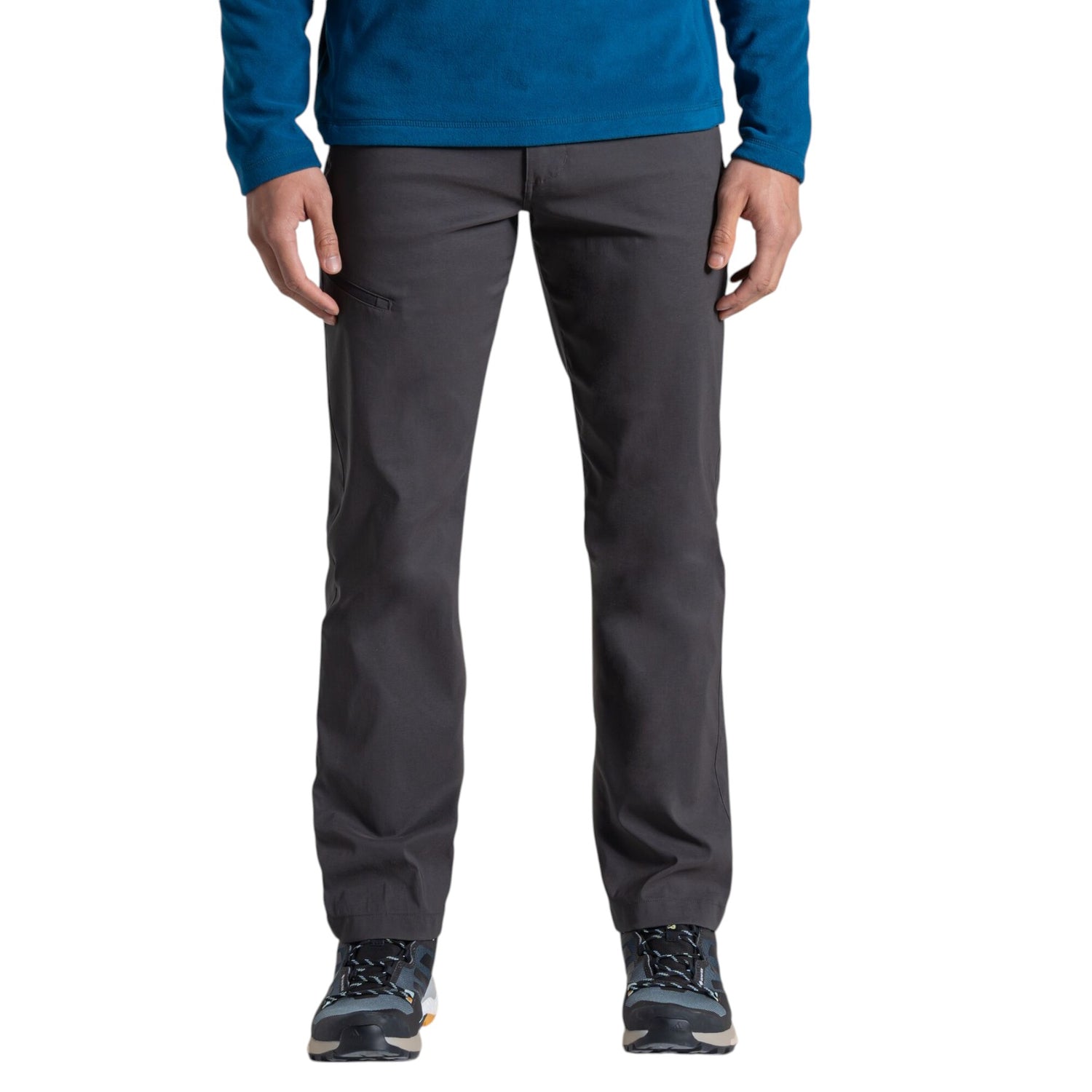 Craghoppers Men's Kiwi Pro Trousers Dark Lead / Small / Long-Dark Lead / Medium / Long-Dark Lead / Large / Long-Dark Lead / X-Large / Long-Dark Lead / XX-Large / Long #- 53 Degrees North 